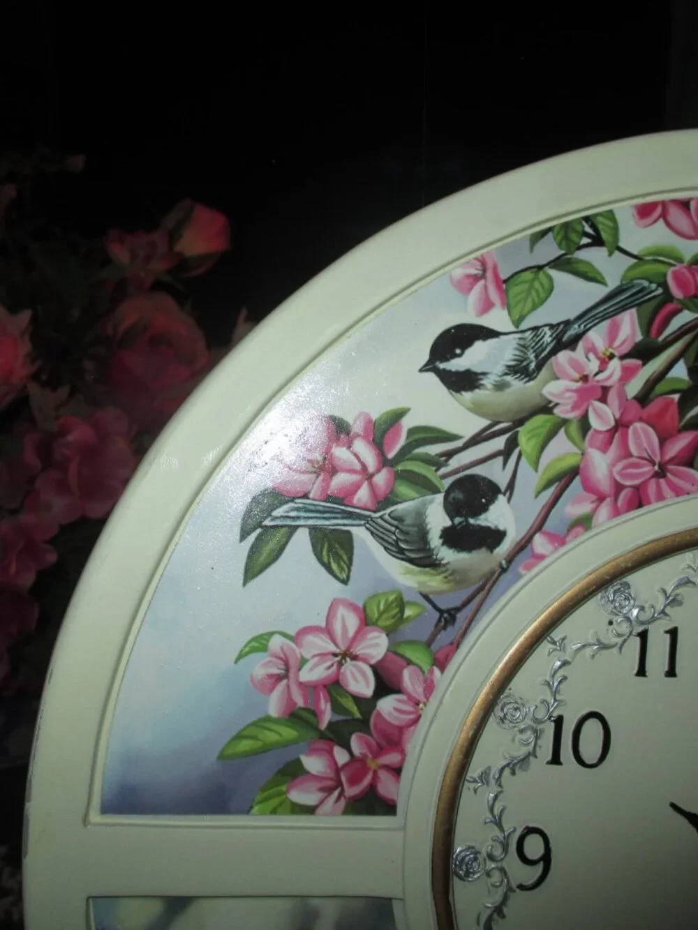 Birds & Flowers Clock
